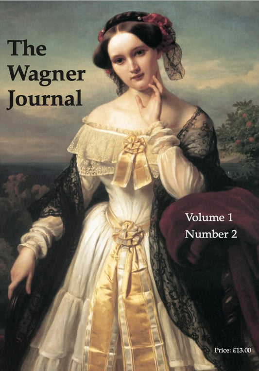 The Wagner Journal, July 2007, Volume 1, Number 2