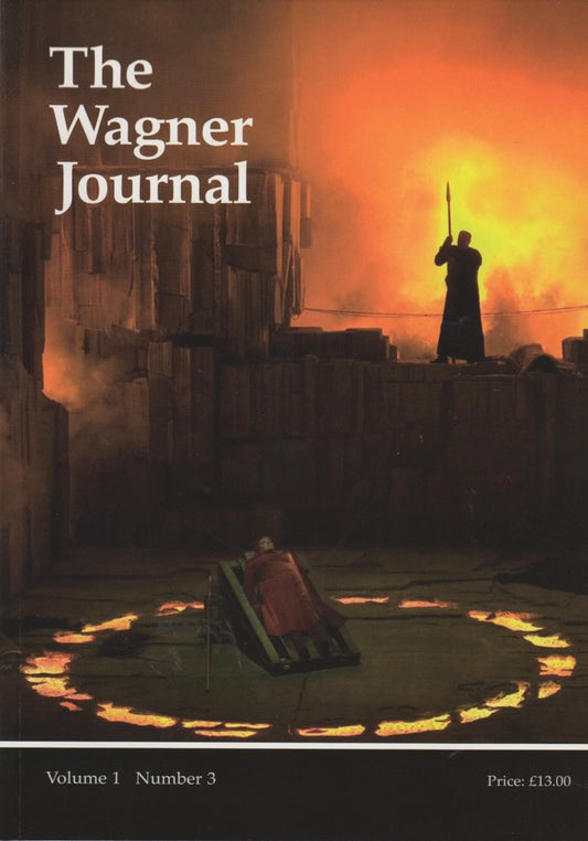 The Wagner Journal, November 2007, Volume 1, Number 3