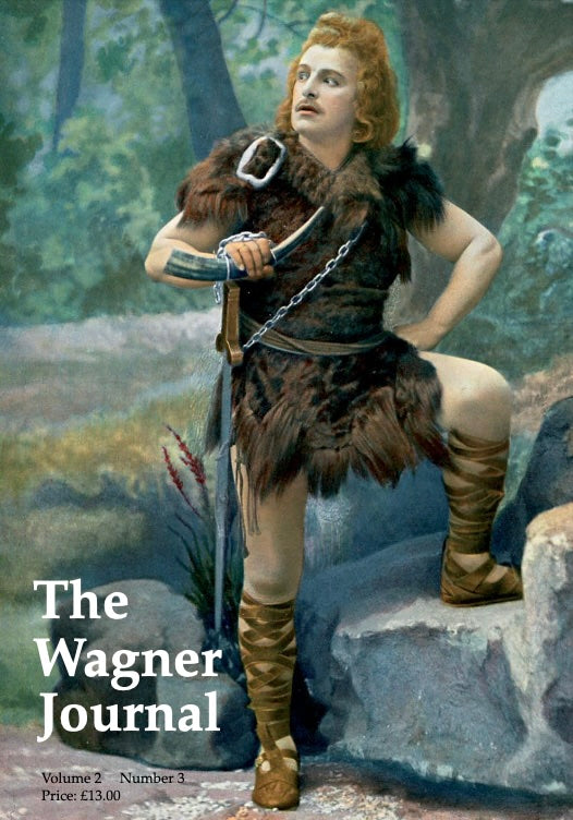 The Wagner Journal, November 2008, Volume 2, Number 3